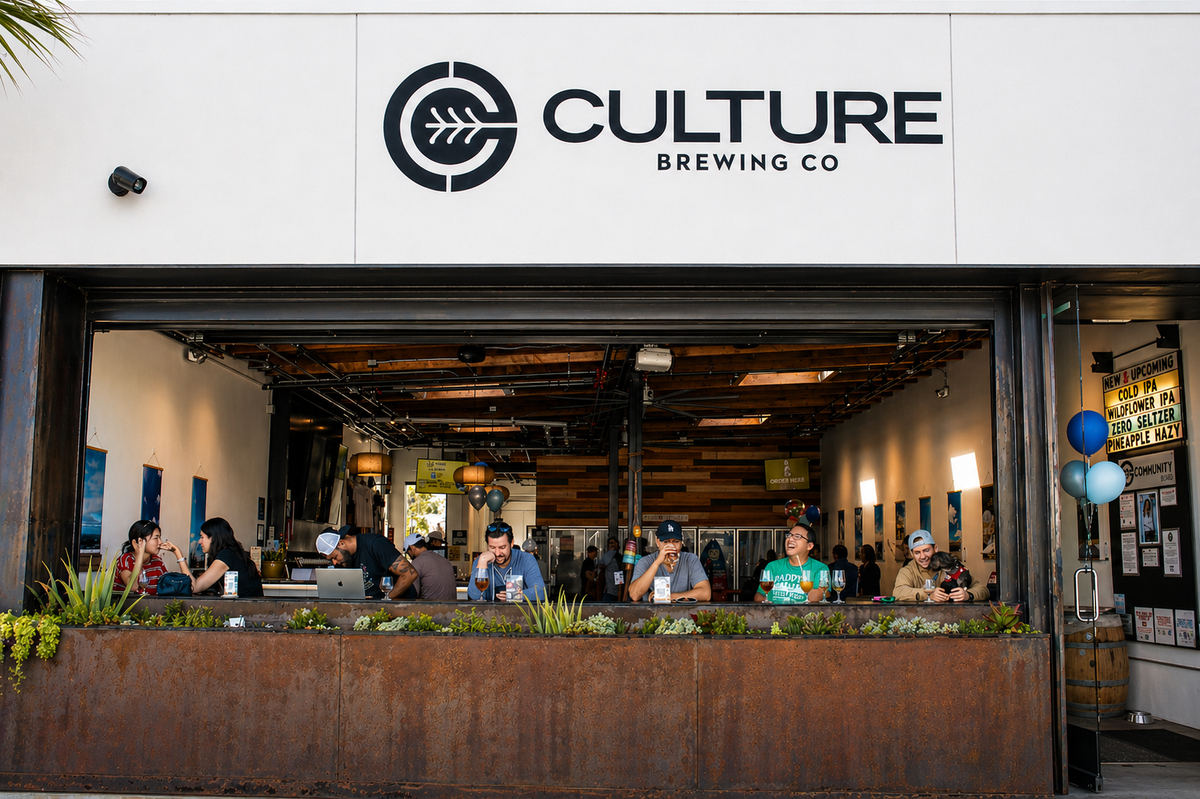 Manhattan beach Culture Brewing taproom