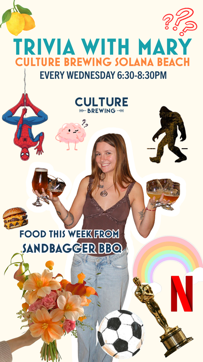 Trivia + BBQ every Wednesday in Solana Beach
